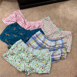 Colorful Patterned Boxer Shorts Set